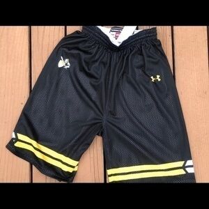 Under armor shorts black basketball shorts small
